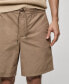 Men's Drawstring Bermuda Shorts