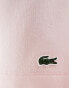 Lacoste jersey logo shorts in light pink