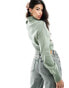 Missyempire exclusive roll neck jumper in sage green