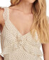 Women's Polka-Dot Ruffled Mini Dress