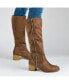 Women's Sanora Stacked Block Heel Knee High Boots