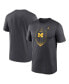 Men's Anthracite Michigan Wolverines Primetime Legend Icon Performance T-Shirt