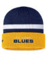 Men's Navy, Gold St. Louis Blues Fundamental Cuffed Knit Hat