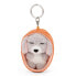 NICI Sleeping Pets Dog Poodle Grey 8 cm Basket Key Ring