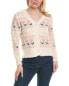 Colette Rose Scalloped Cardigan Women's Pink S/M