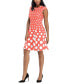 Women's Printed Fit & Flare Dress