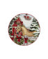 Homestead Christmas 4 Piece Dessert Plate Set