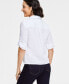 Women's Linen Twist-Hem Blouse, Created for Macy's