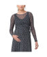 Maternity Layla Ruched Top Black/Storm