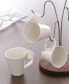 New Wave Caffe Set of 2 Espresso Cups and Saucers