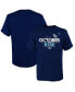 Big Boys Navy Tampa Bay Rays 2022 Postseason T-shirt