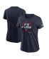 Women's Navy Houston Texans 2023 AFC South Division Champions Trophy Collection T-shirt