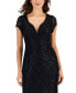 Women's Sequined-Lace Maxi Dress