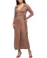 Women's Comfortable Collared Wrap Maxi Dress