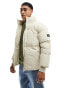 Good For Nothing puffer jacket in ecru