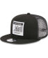 Men's Black New York Yankees Scratch Squared Trucker 9FIFTY Snapback Hat