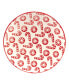 Peppermint Candy 6" Canape Plates Set of 6, Service for 6