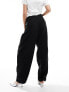 Vero Moda Aware tailored high waisted tapered trousers in black