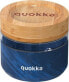 Quokka Quokka Deli Food Jar - Pojemnik szklany na żywność / lunchbox 500 ml (Wood Grain)