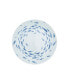 Marine Blue 6-Piece Cake Plate Set