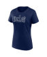 Women's Navy Dallas Cowboys Route T-shirt