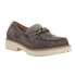 Corkys Literally Lug Sole Loafers Womens Grey 10-0123-LGFS