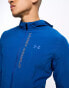 Under Armour Running Out Run The Storm jacket in blue