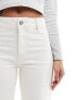 Mango wide leg jeans in off white