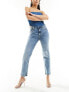 River Island slim straight leg jeans in blue