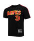 Men's Black Atlanta Hawks Mesh Capsule Taping T-shirt