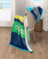 Neon Tiles Oversized Beach Towel