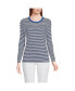 Deep sea navy mini stripe