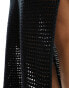 Cotton On knitted maxi dress in black