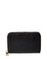 Persaman New York #1143 Leather Wallet Women's Black Os