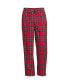 Men's High Pile Fleece Lined Flannel Pajama Pants