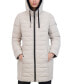 Women's Faux-Fur-Trim Hooded Packable Puffer Coat