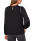 Women's Grommet-Trim Long-Sleeve Top