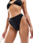 New Look highwaisted brief in black