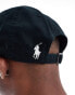 Polo Ralph Lauren script logo twill baseball cap in black