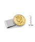 Men's Gold-Layered JFK Half Dollar Stainless Steel Coin Money Clip