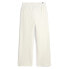 Puma Essential Elevated Velour Straight Pants Womens White Casual Athletic Botto