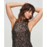 SUPERDRY Sequin A Line Sleeveless Short Dress