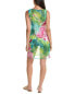 Natori Jardin Sheer Cover-Up Dress Women's