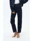 Women's Double Waist Accessory Detailed Jeans