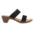 Easy Spirit Crista Block Heels Womens Black Casual Sandals E-CRISTA-001