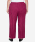 Plus Size Wine Country Soft Microfiber Side Seam Pocket Short Length Pant