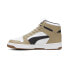 Puma Rebound Layup High Top Mens Beige, White Sneakers Casual Shoes 36957350