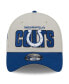 Men's Stone, Royal Indianapolis Colts 2023 NFL Draft 39THIRTY Flex Hat