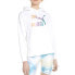 Puma Crystal Galaxy Graphic Pullover Hoodie Womens White Casual Outerwear 534695