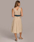 Donna Karan Women's Belted A-Line Dress